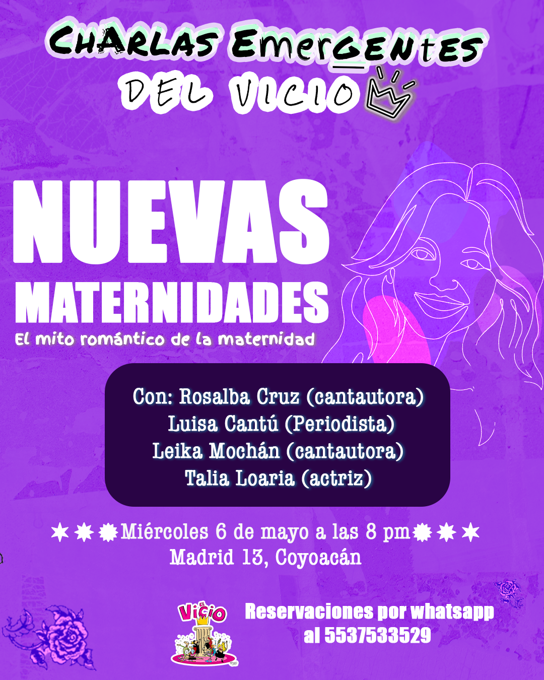 Charlas Emergentes: Nuevas Maternidades